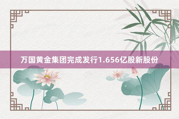 万国黄金集团完成发行1.656亿股新股份