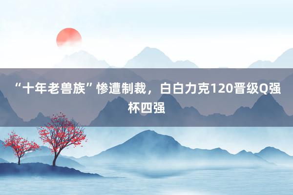 “十年老兽族”惨遭制裁，白白力克120晋级Q强杯四强