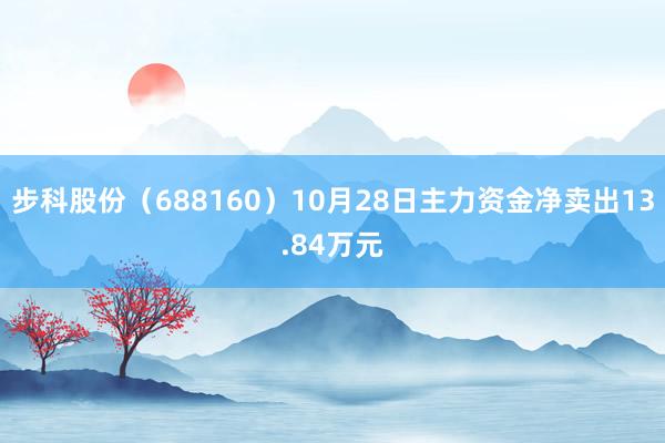 步科股份（688160）10月28日主力资金净卖出13.84万元